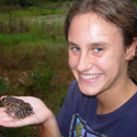 instructor with gopher frog