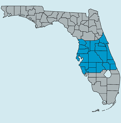 where do snakes live map